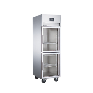 Classical Two Door Upright Display Chiller with Glass